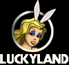 Enter the LuckyLand!  playing blackjack, slot machine for fun